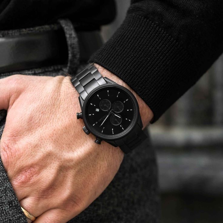 Black Phantom – All-Black Chronograph Watch
