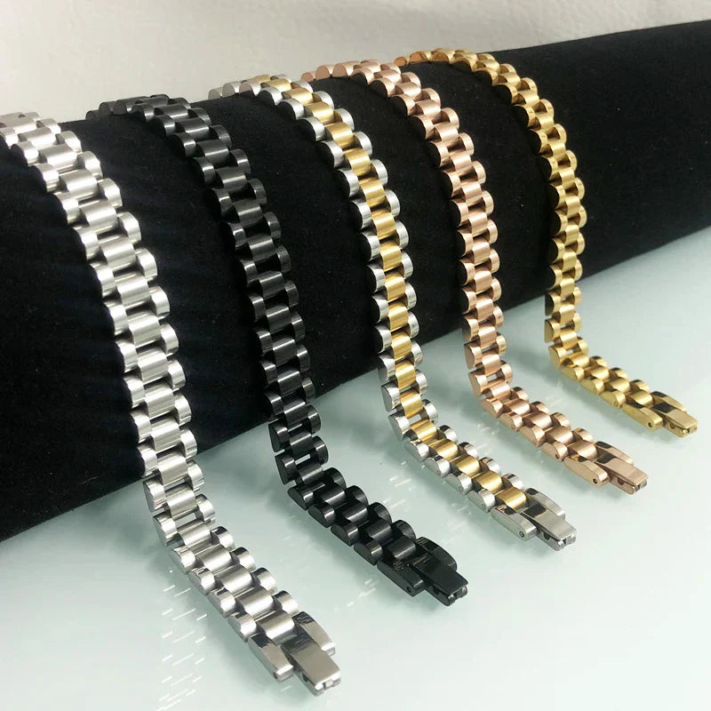 ✨ Royal Gold – 9ct Yellow Gold Rolex-Style Bracelet