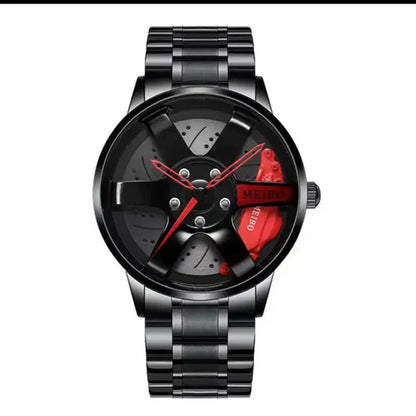 Stainless Steel Wheel Watch – Where Style Meets Motion