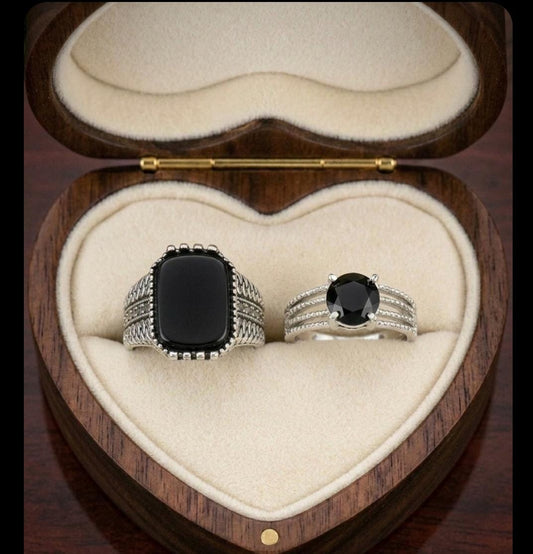 Eternal Love – Matching Couple Rings Set