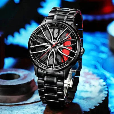 Stainless Steel Wheel Watch – Where Style Meets Motion