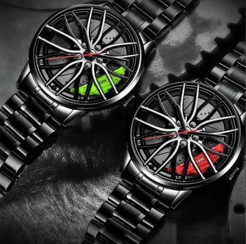 Stainless Steel Wheel Watch – Where Style Meets Motion